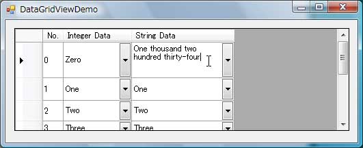 Editing text in a multi line combobox in DataGridView